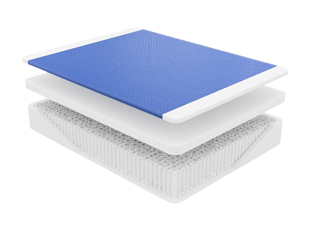 Gel Grid Cut Out Breathable Icon White