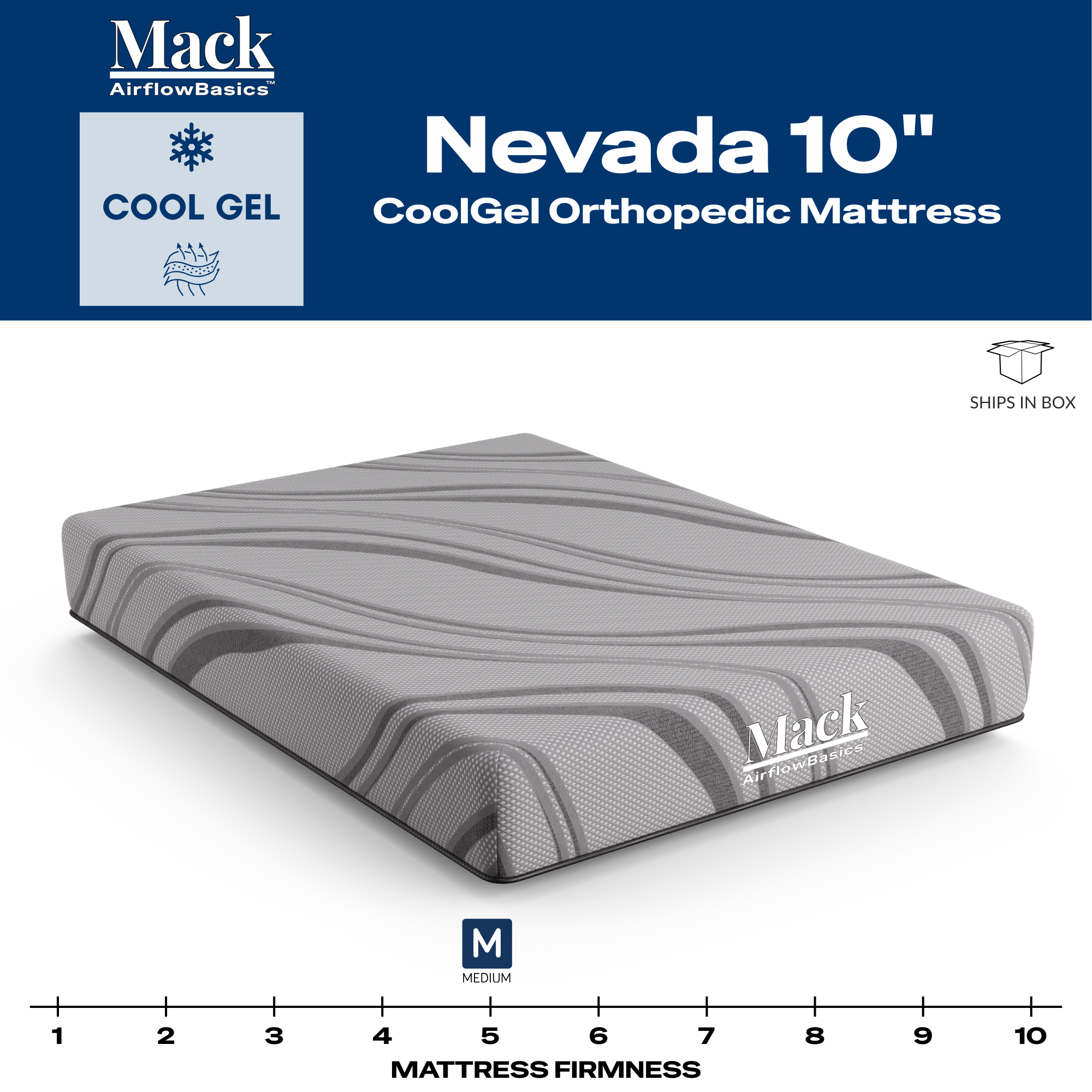 10" Nevada Orthopedic Medium Mattress - Image 3